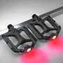 Promend M28E светящиеся велосипедные педали из алюминия на DU подшипниках, широкие