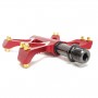 Promend M56 Red - велосипедные педали-бабочки на промподшипниках, легкие, алюминиевые