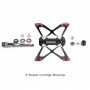 Promend M56 Black - велосипедные педали-бабочки на 3-х промподшипниках, легкие, алюминиевые
