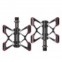 Promend M56 Black - велосипедные педали-бабочки на 3-х промподшипниках, легкие, алюминиевые