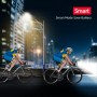 Мощная велосипедная смарт фара + Power Bank 5000mAh, 2 LED XPE 350LM, USB зарядка