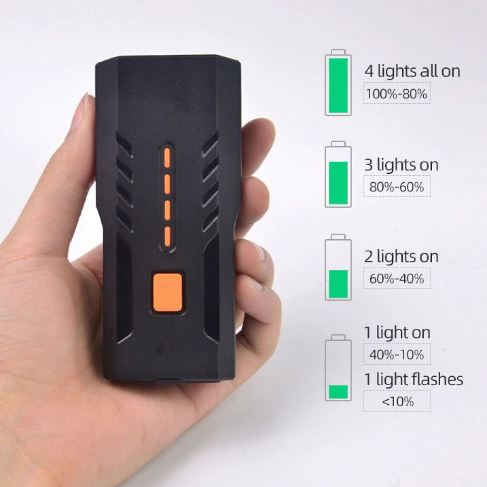 Потужна велосипедна смарт фара + Power Bank 5000mAh, 2 LED XPE 350LM, USB зарядка