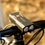 Мощная велосипедная смарт фара + Power Bank 5000mAh, 2 LED XPE 350LM, USB зарядка