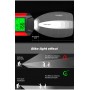 Мощная велосипедная LED фара 3-в-1 с компьютером, сигналом и USB, синяя