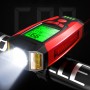 Потужна велосипедна LED фара 3-в-1 з комп'ютером, сигналом та USB, червона