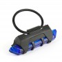 Ліхтар габарит велосипедний універсальний, мигалка, 5 LED, акумулятор, micro USB
