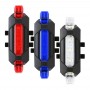 Ліхтар габарит велосипедний універсальний, мигалка, 5 LED, акумулятор, micro USB