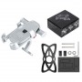 Алюминиевый держатель Promend SJJ-290B с автоматической фиксацией смартфона, поворотный 360°, серебристый, крепление на вынос