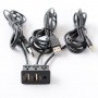 Кабель подовжувач AUX + 2 USB 1.5м для автомобільної магнітоли, mp3 адаптера
