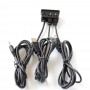 Кабель подовжувач AUX + 2 USB 1.5м для автомобільної магнітоли, mp3 адаптера