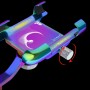 Алюминиевый держатель для смартфона на руль велосипеда Promend SJJ-298D, поворотный 360°, хамелеон