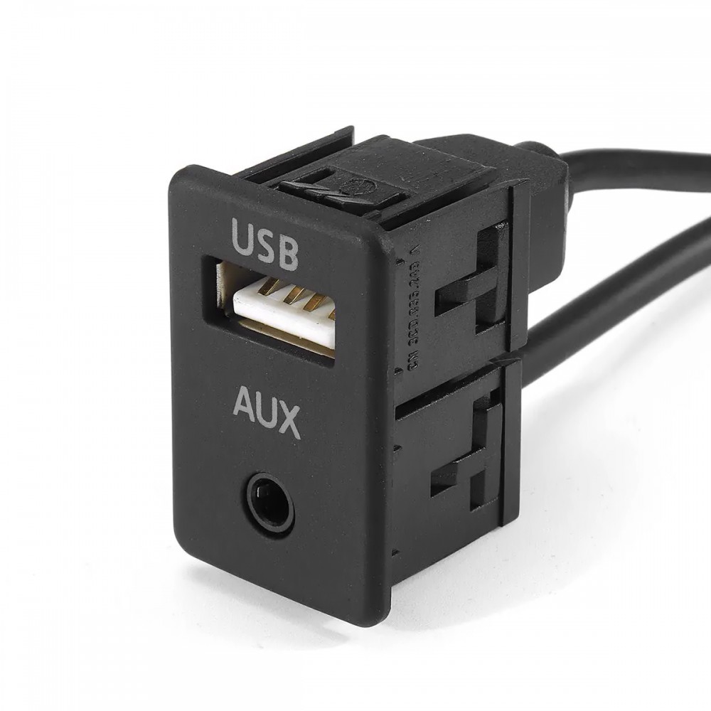 Кабель удлинитель AUX + USB на 2 RCA 1.5м для автомобильной магнитолы, mp3 адаптера
