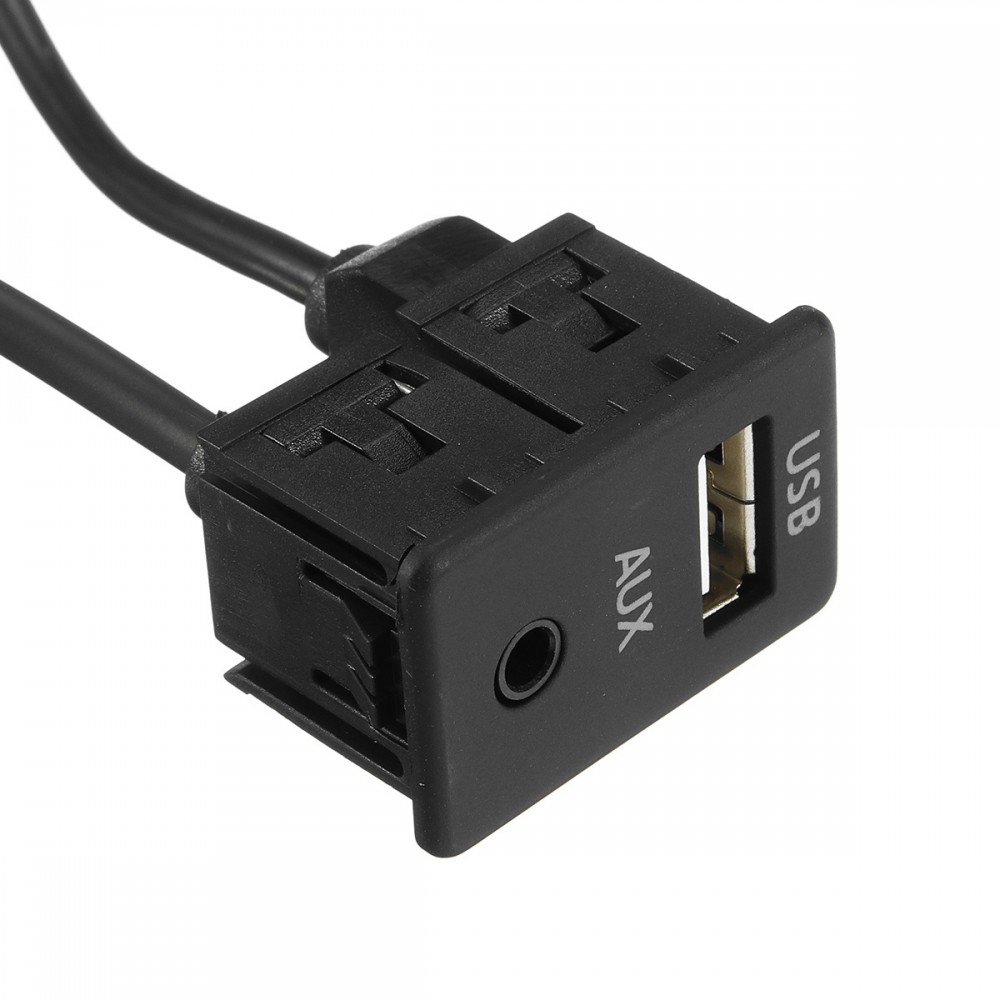 Кабель удлинитель AUX + USB на 2 RCA 1.5м для автомобильной магнитолы, mp3 адаптера