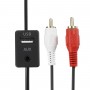 Кабель удлинитель AUX + USB на 2 RCA 1.5м для автомобильной магнитолы, mp3 адаптера