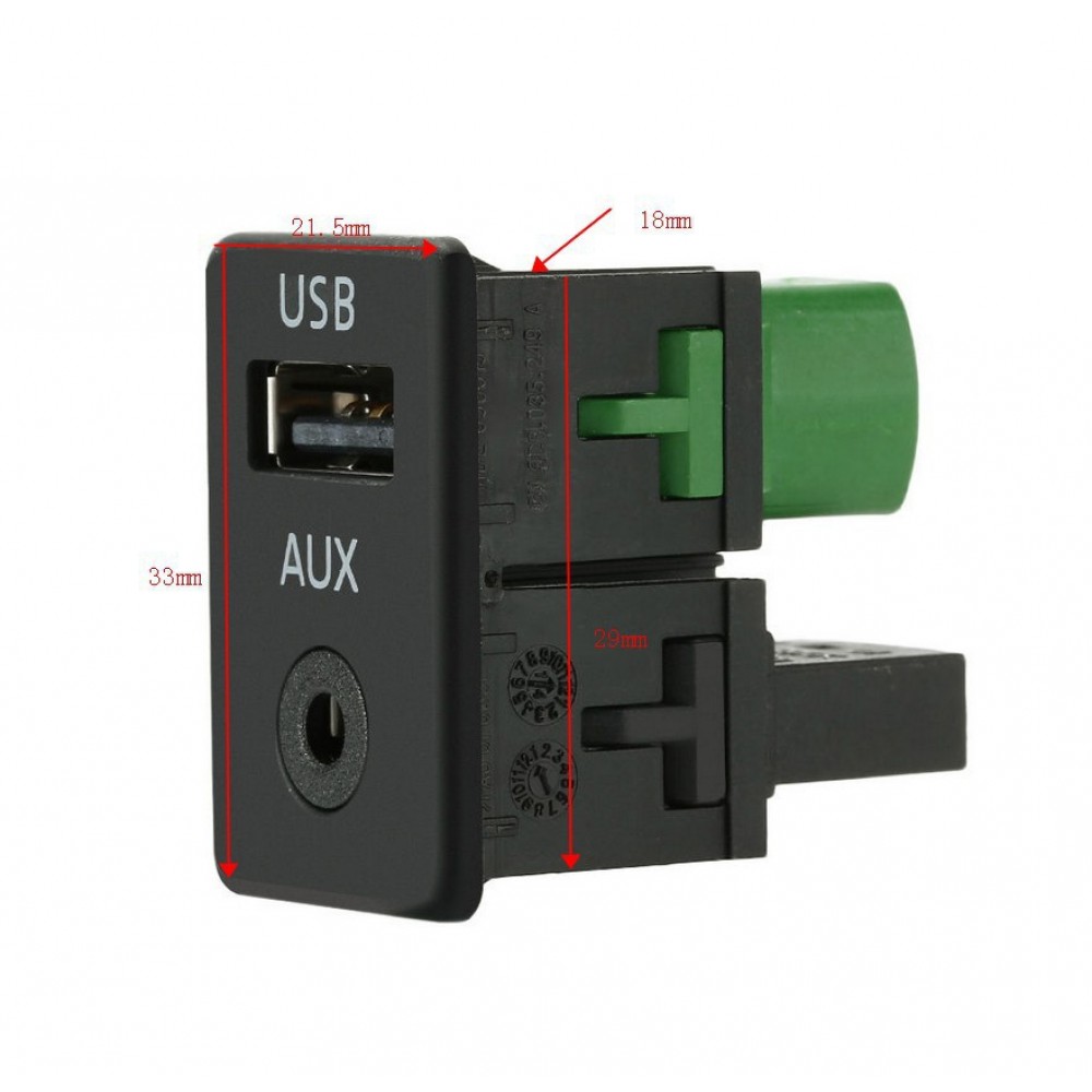 AUX USB панель і кабеля для штатних магнітол RCD510 RNS315 VW Passat, Golf, Jetta, Polo, Skoda
