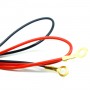 2x USB 2.1А розетка автомобильная круглая 29 мм врезная, 12-24В, с крышкой и индикатором