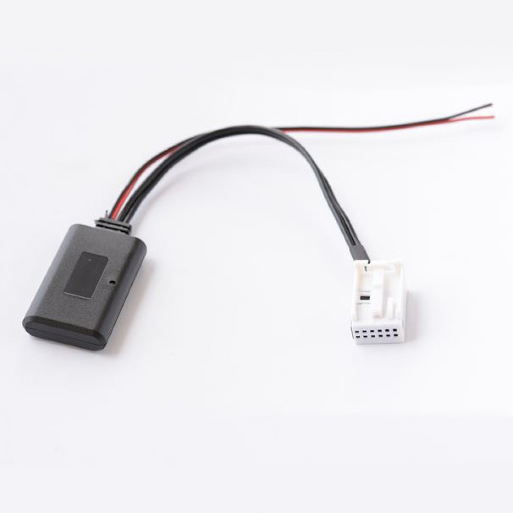Bluetooth 5.0 AUX адаптер для авто магнітоли SKODA Cruise | SEAT RNS-4 | VOLKSWAGEN RCD 310, 510, 12-pin, та ін.