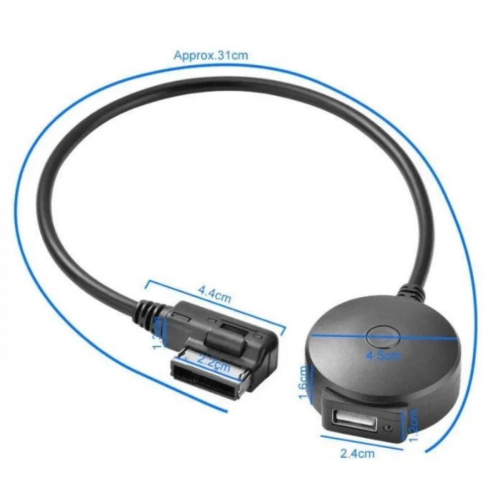 Bluetooth 4.0 USB адаптер, MP3 плеєр, з роз'ємом MMI, для авто магнітол MERCEDES COMAND APS NTG 2.5, 3, 4, 5 
