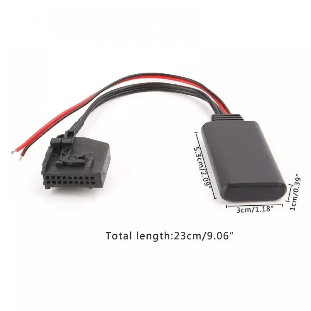 Bluetooth 5.0 AUX адаптер для магнитол MERCEDES с системой COMAND APS 2.0, для моделей W168 | W208 | W463 | R129, 18-pin и др.