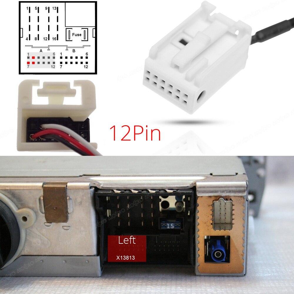 Bluetooth 5.0 USB AUX адаптер, с микрофоном, MP3 плеер, для авто магнитолы BMW E60 | E61 | E63 | E64| E65 | E66, 12-pin, и др.