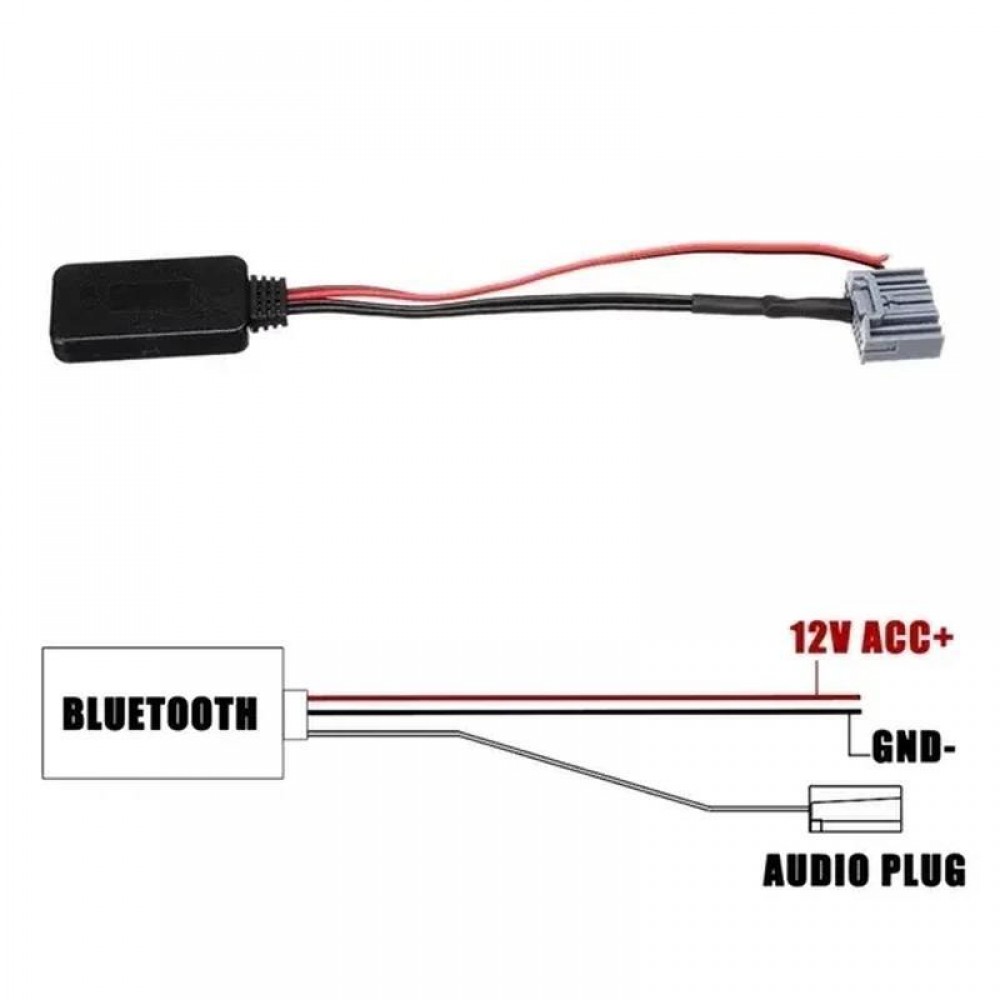 Bluetooth 5.0 AUX адаптер для авто магнитолы HONDA Civic | CRV | Accord, 20-pin, и др.