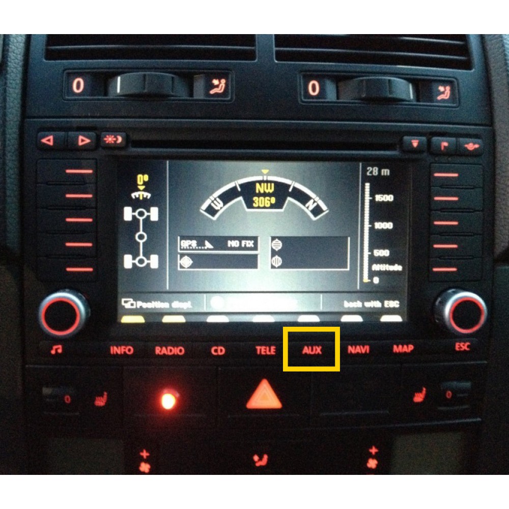 Bluetooth 5.0 USB AUX адаптер з мікрофоном, MP3 плеєр, для авто магнітол RNS2 | MFD2 | Delta, 18-pin