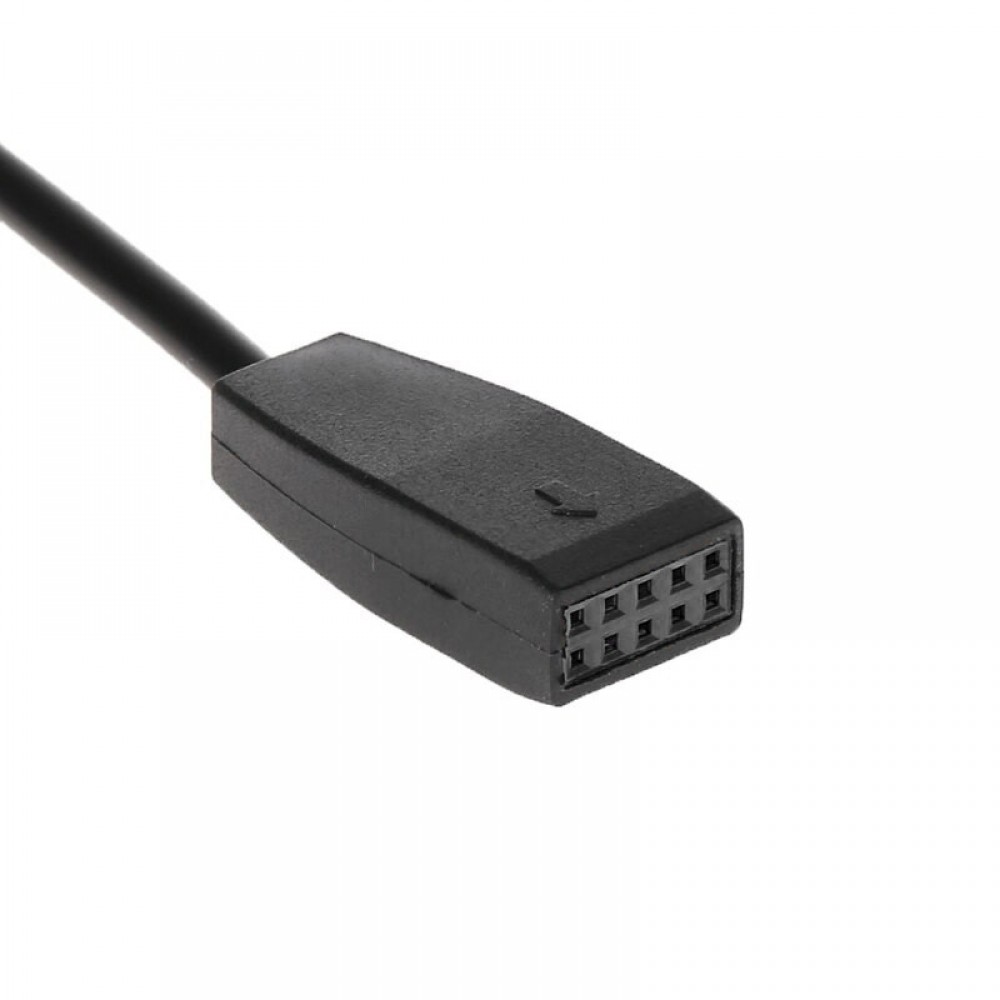 Bluetooth 5.0 USB AUX адаптер, с микрофоном, MP3 плеер, для авто магнитолы BMW E46, 10-pin, и др.