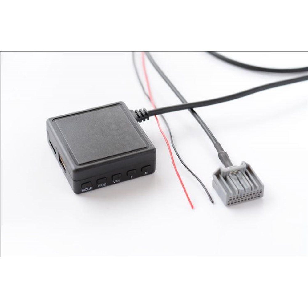Bluetooth USB AUX адаптер, з мікрофоном, MP3 плеєр, для авто магнітоли HONDA Civic | CRV | ACCORD, 20-pin