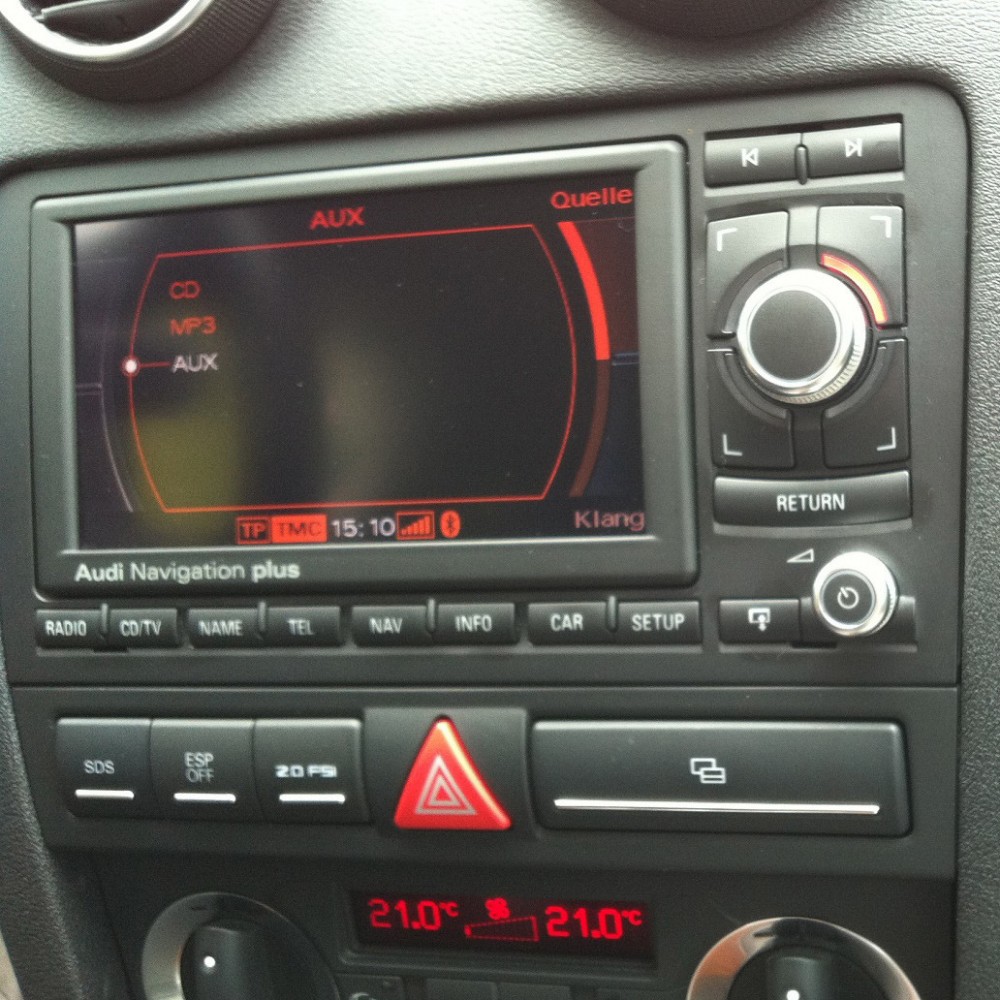 Bluetooth 5.0 AUX адаптер, для авто магнитол Audi Navigation Plus RNS-E, 32-pin, и др.