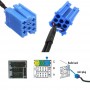 Bluetooth 5.0 AUX адаптер с разъемом Mini ISO для авто магнитолы Blaupunkt, Becker, Philips, VDO Dayton, 8-pin