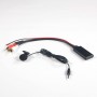 Универсальный Bluetooth AUX адаптер, с микрофоном, підтримка A2DP, с разъемом 2x RCA (тюльпаны), для авто магнитолы