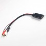 Универсальный Bluetooth AUX адаптер, с микрофоном, підтримка A2DP, с разъемом 2x RCA (тюльпаны), для авто магнитолы