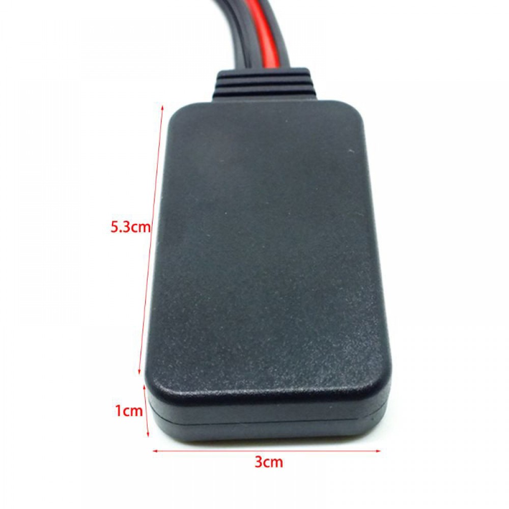 Bluetooth 5.0 AUX кабель адаптер з роз'ємом Mini ISO для авто магнітоли RENAULT Megane, 6 і 8 pin, та ін.