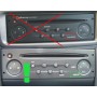 Bluetooth 5.0 AUX кабель адаптер з роз'ємом Mini ISO для авто магнітоли RENAULT Megane, 6 і 8 pin, та ін.