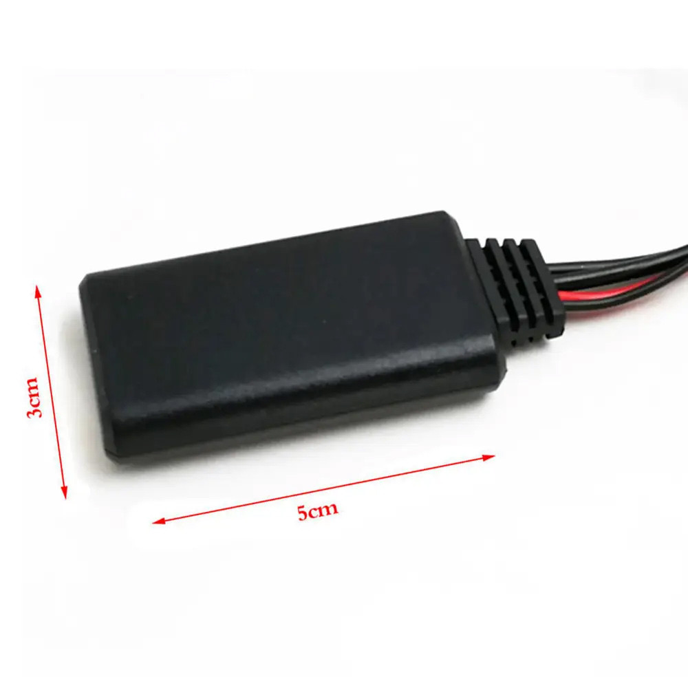 Bluetooth 5.0 AUX адаптер c разъемом Mini ISO для авто магнитолы Fiat SB05, 6 pin, и др.