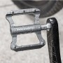 Прочные алюминиевые велосипедные педали топталки Promend R81 на 3-х промподшипниках, титан